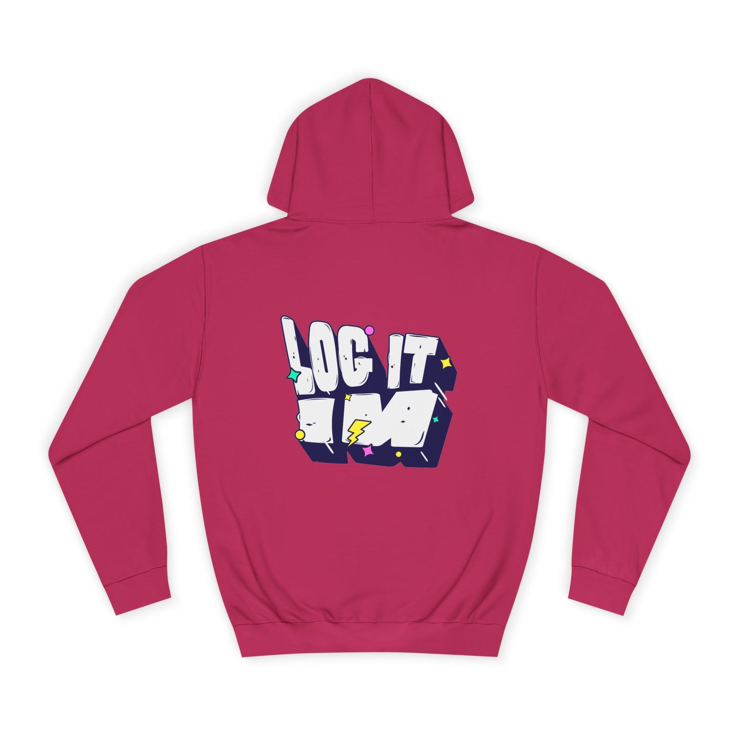 Vibrant Unisex LOG IT IN Hoodie, Trendy Streetwear, Apparel, Unique Gift, Casual Everyday Wear