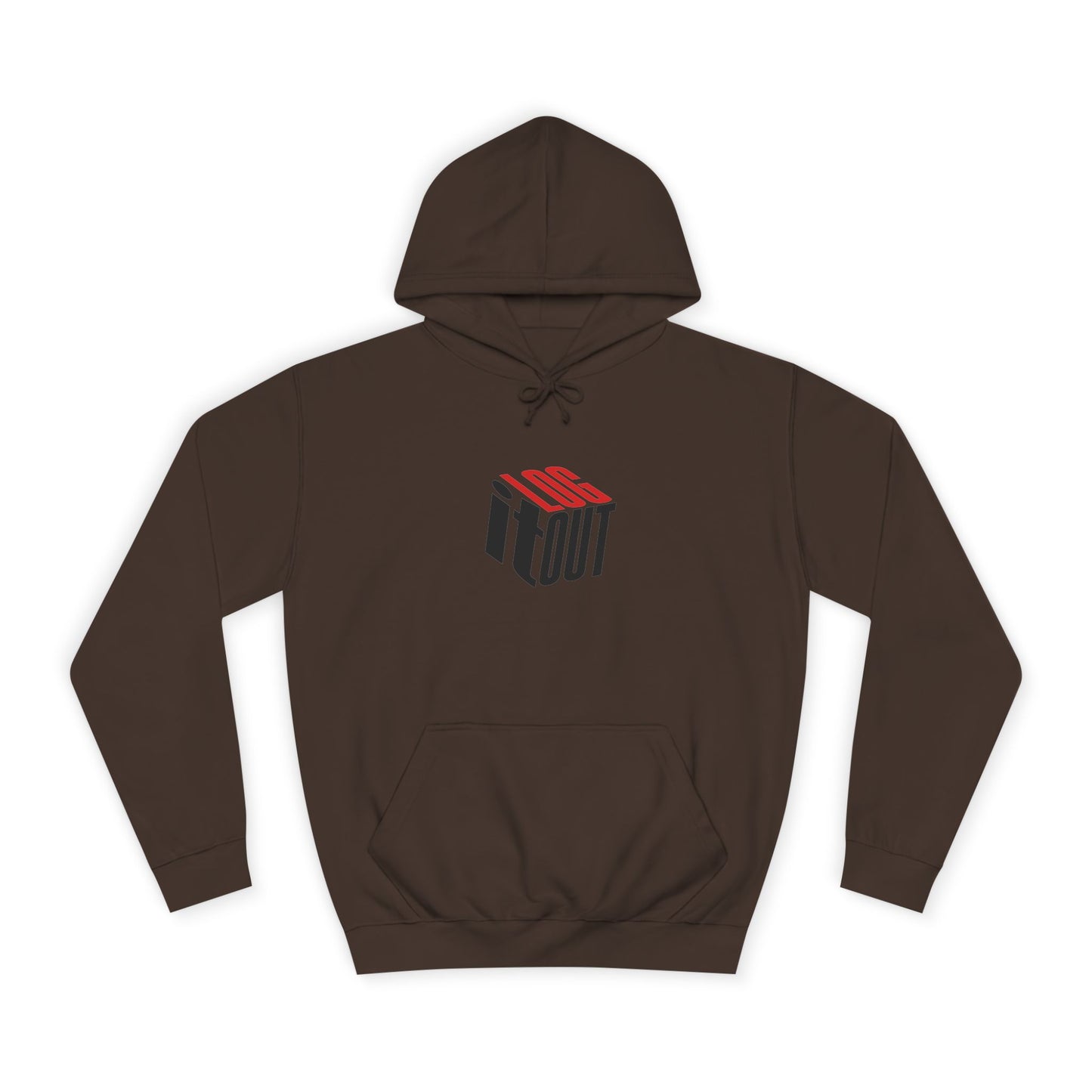 Stylish Unisex Log it out Hoodie with Trendy Graphic, Casual Wear, Cozy Gift, Fun Hoodie for Everyday Use,