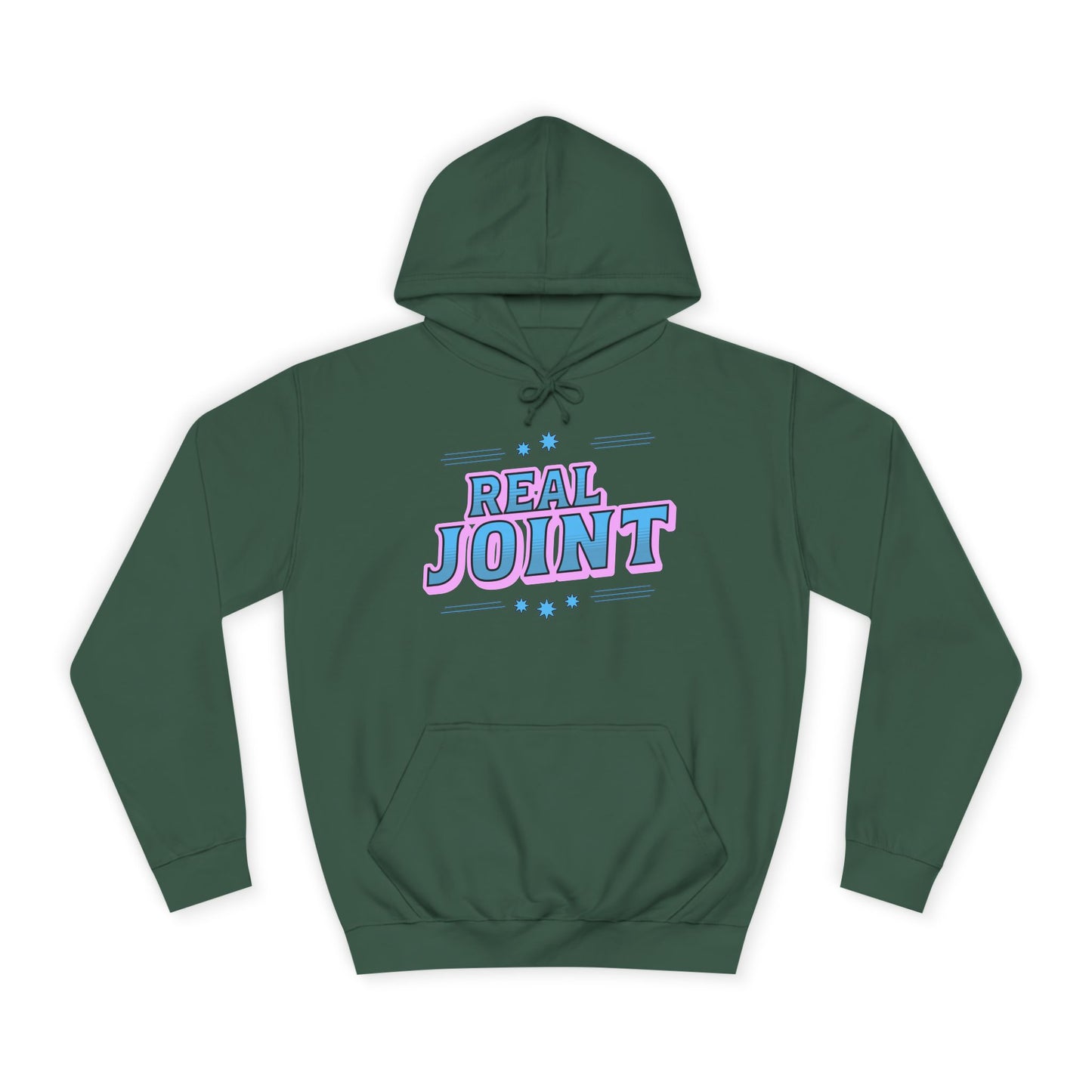 Unisex Hoodie - 'Real Joint' Graphic Sweatshirt for Casual Style