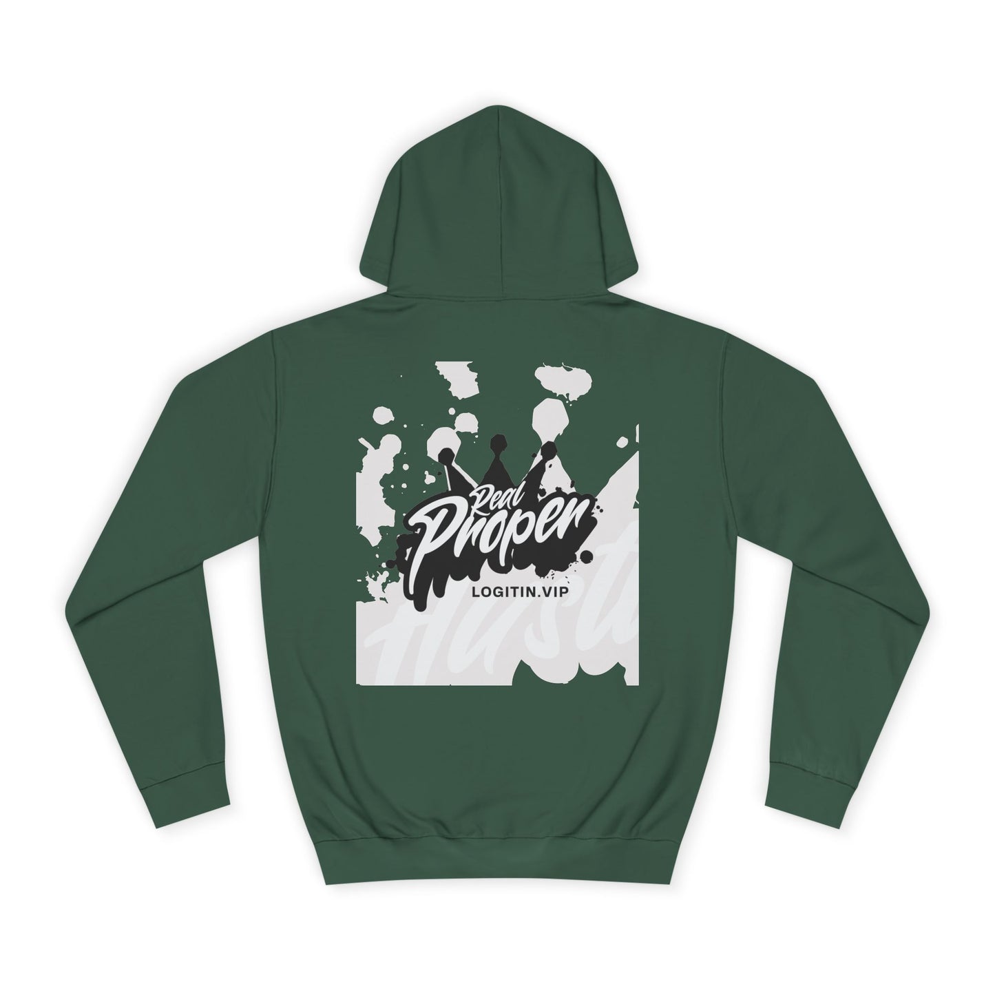 Unisex Hoodie with 'Real Proper' Design | Stylish Casual wear ,Events, Lounge, Gift Idea