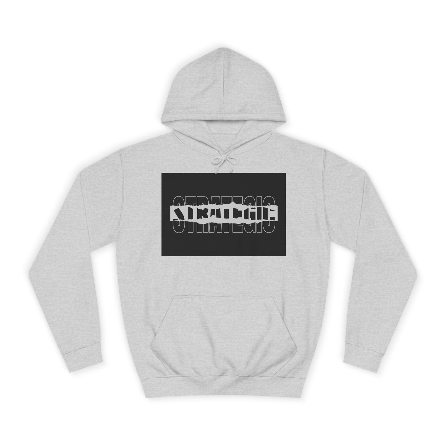 Unisex Hoodie with Strategic Print, Casual Sweatshirt,Gift, Trendy Apparel, Everyday Wear