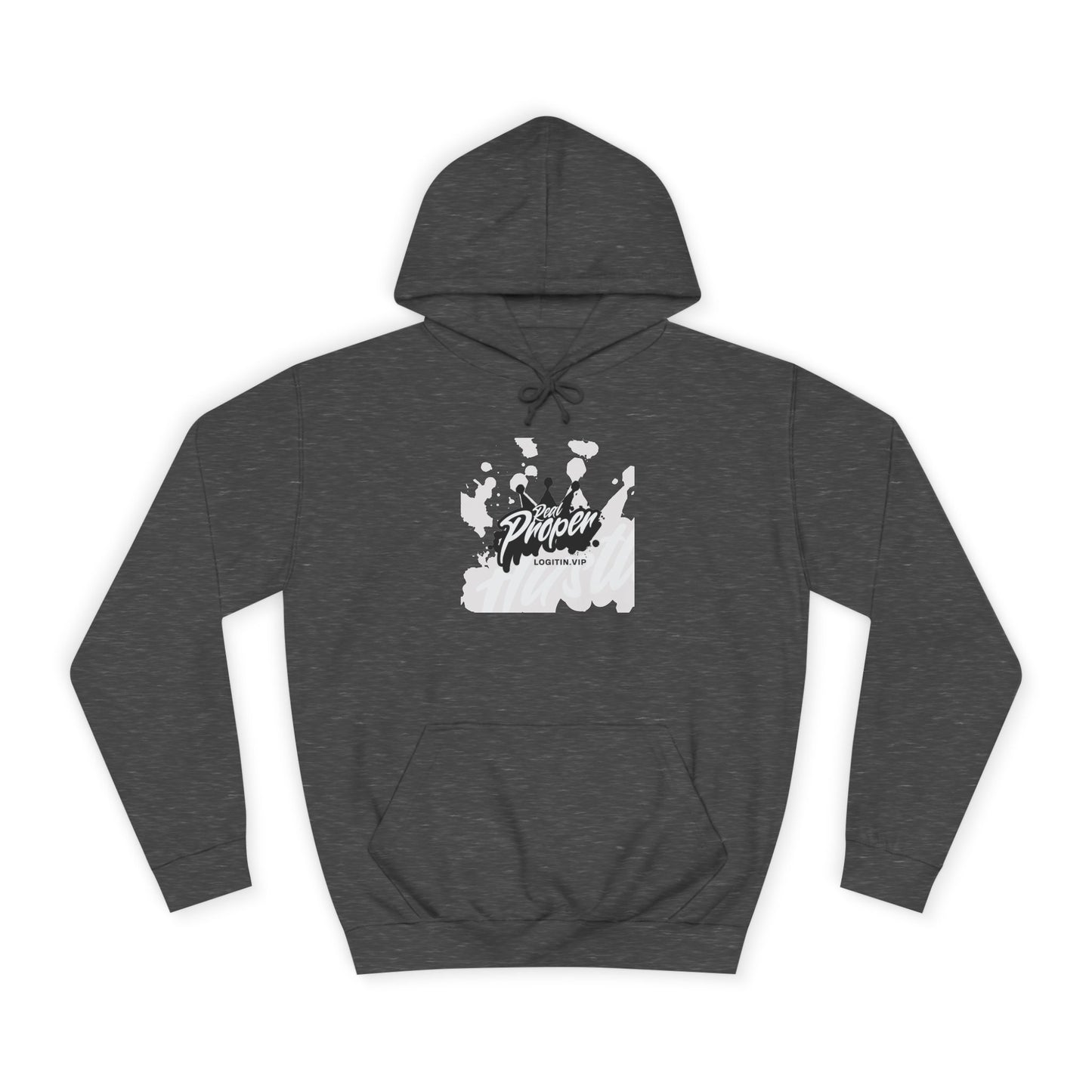 Unisex Hoodie with 'Real Proper' Design | Stylish Casual wear ,Events, Lounge, Gift Idea