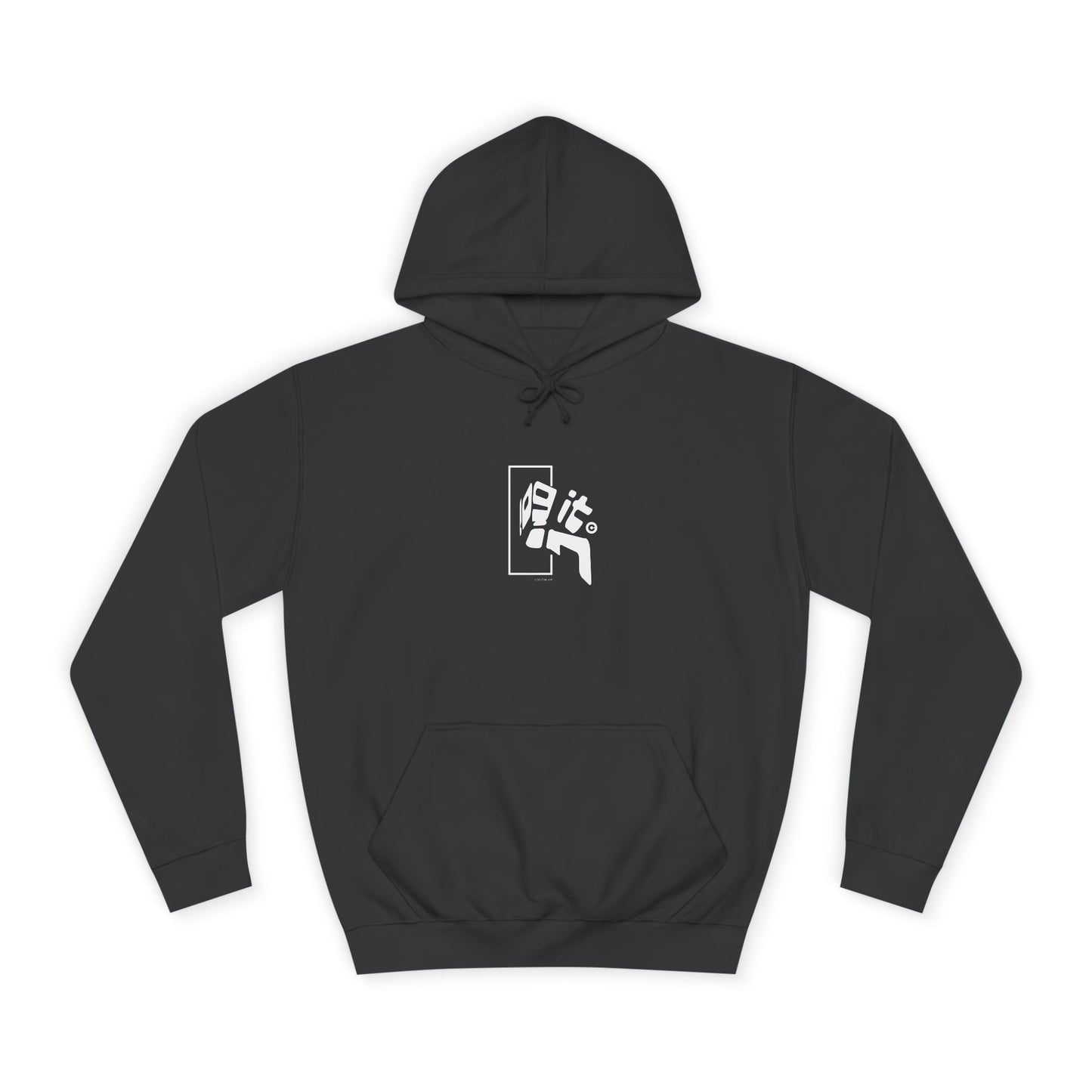 Unisex Log it in Hoodie with Bold Graphic, Casual Wear, Custom Apparel, Gift, Trendy Streetwear