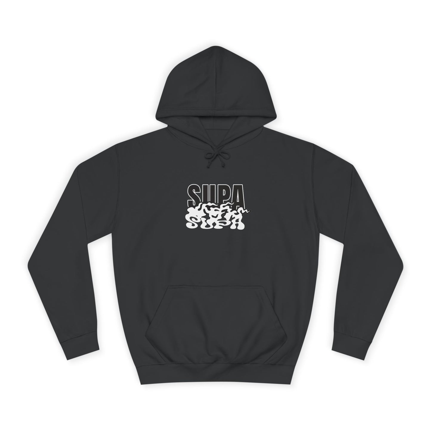 Trendy Unisex Hoodie with 'SUPA' Design | Casual Wear, Apparel, Street Style, Gift, Cozy Fashion