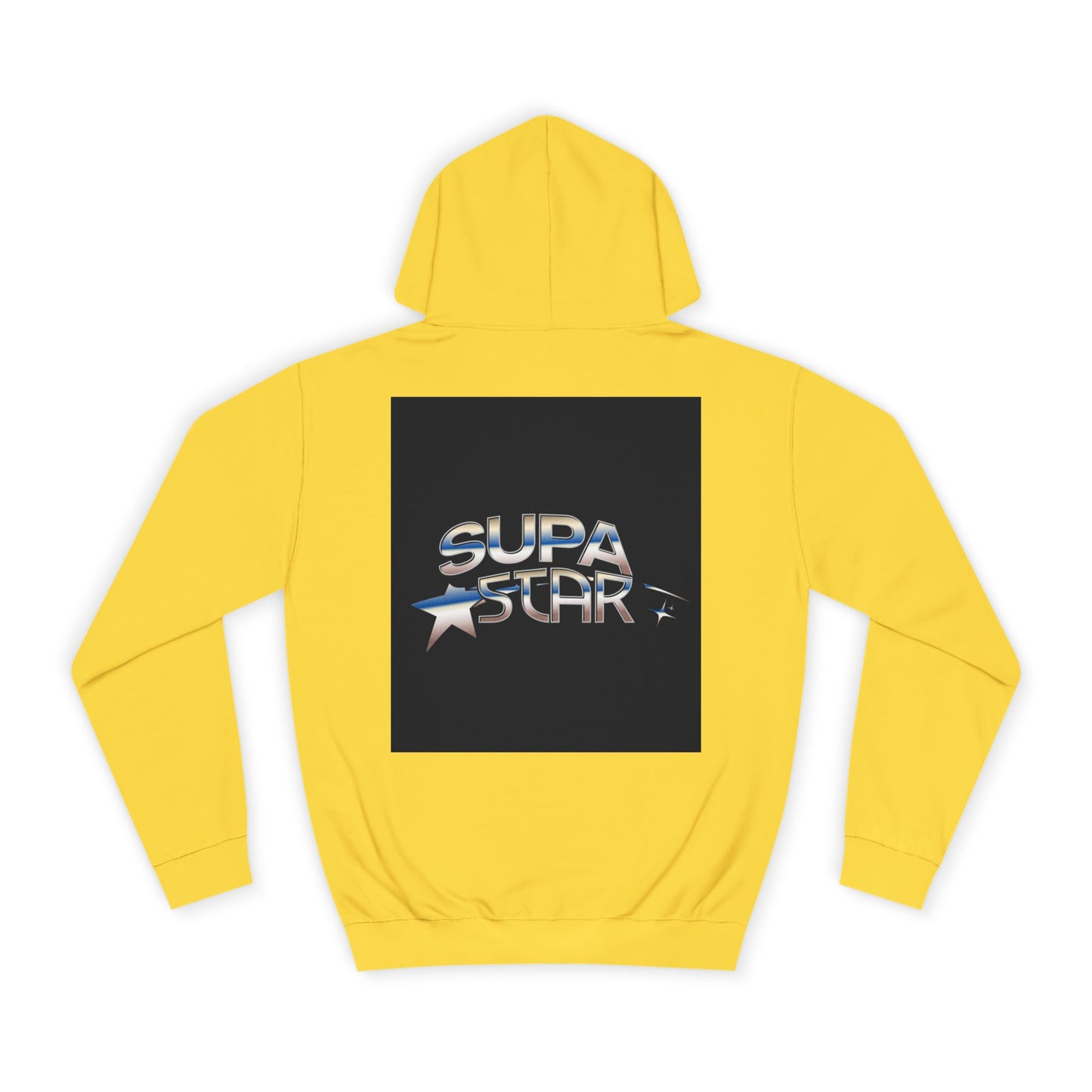 Supa Star Unisex Hoodie | Trendy Custom Apparel, Casual Wear, Star Graphic Hoodie, Adjustable Hooded Sweatshirt, Gift