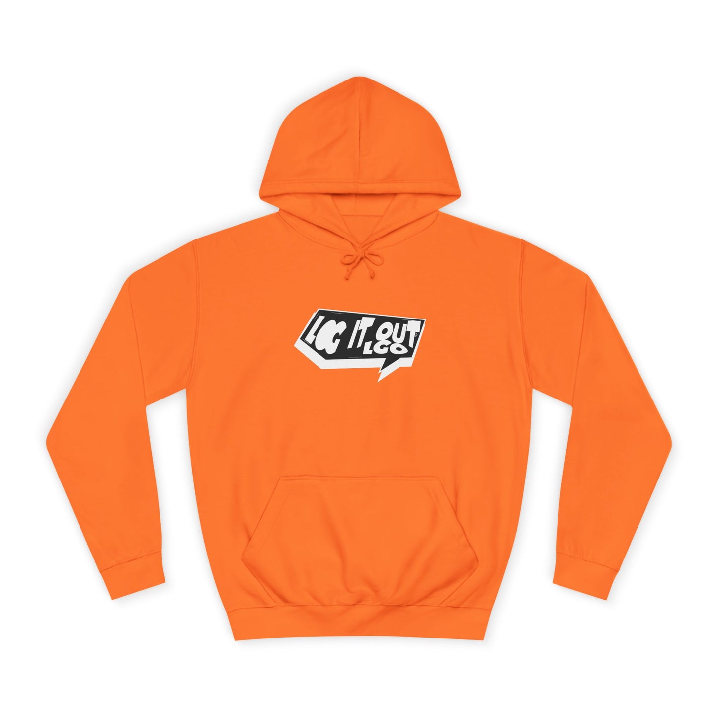 Chill Vibes Unisex Log it out Hoodie - Perfect for Campus Wear, Gifts, Casual Outfits, Fall/Winter Style, Cozy Fashion