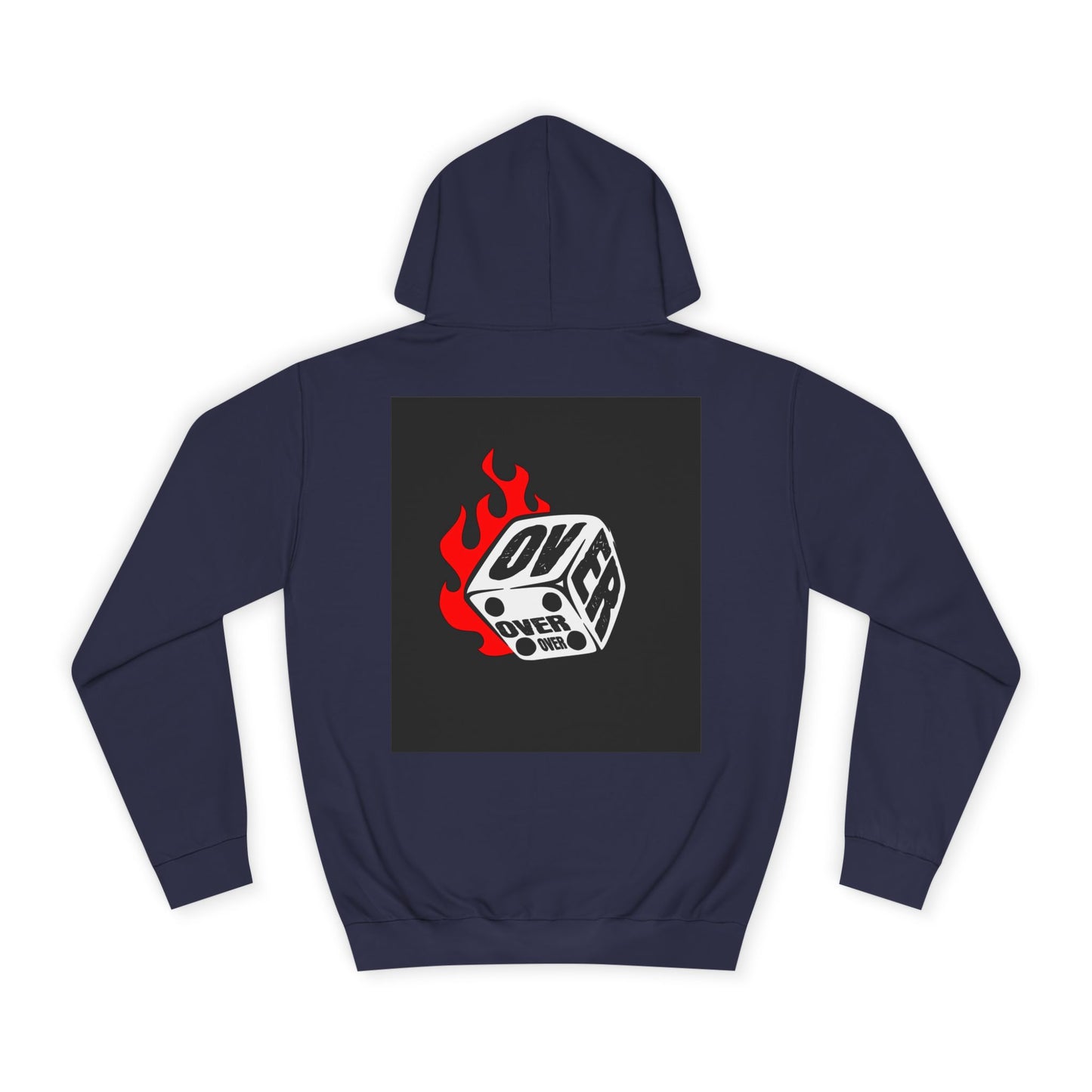 OVER Graphic Hoodie, Oversized Sweatshirt, Trendy Unisex Hoodie, Gift, Casual Layering Top