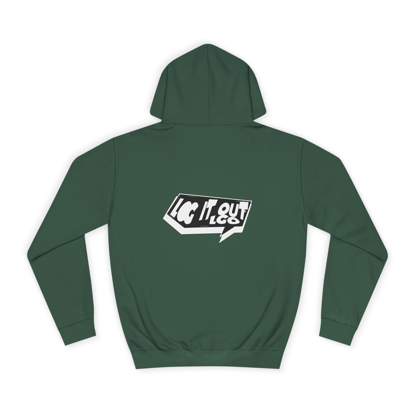 Chill Vibes Unisex Log it out Hoodie - Perfect for Campus Wear, Gifts, Casual Outfits, Fall/Winter Style, Cozy Fashion