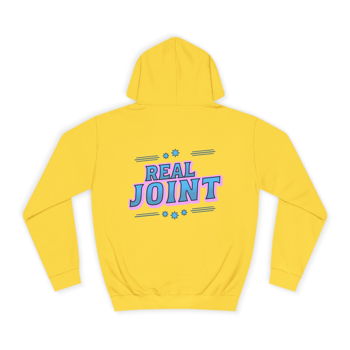 Unisex Hoodie - 'Real Joint' Graphic Sweatshirt for Casual Style