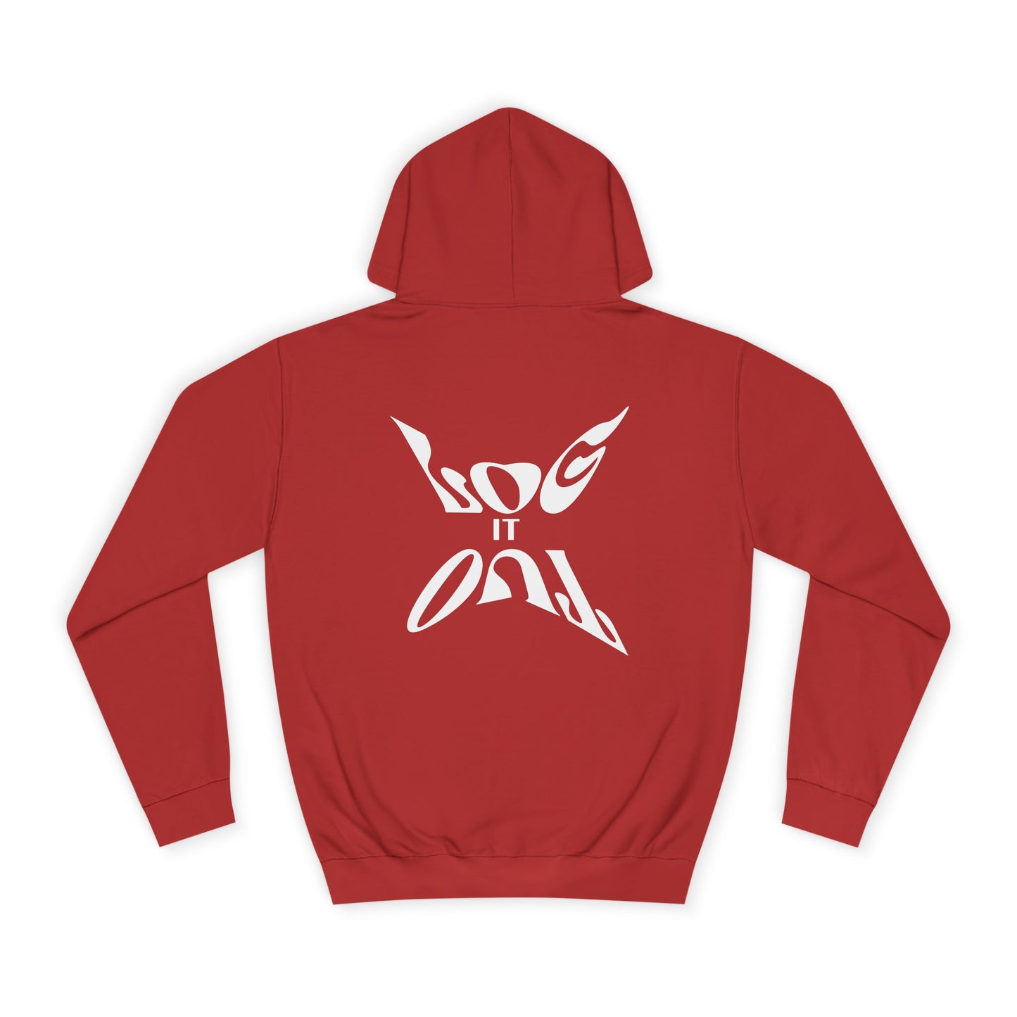 Unisex Hoodie with Artistic 'Log It Out' Design, Cozy Sweatshirt, Perfect Gift, Casual Outfits