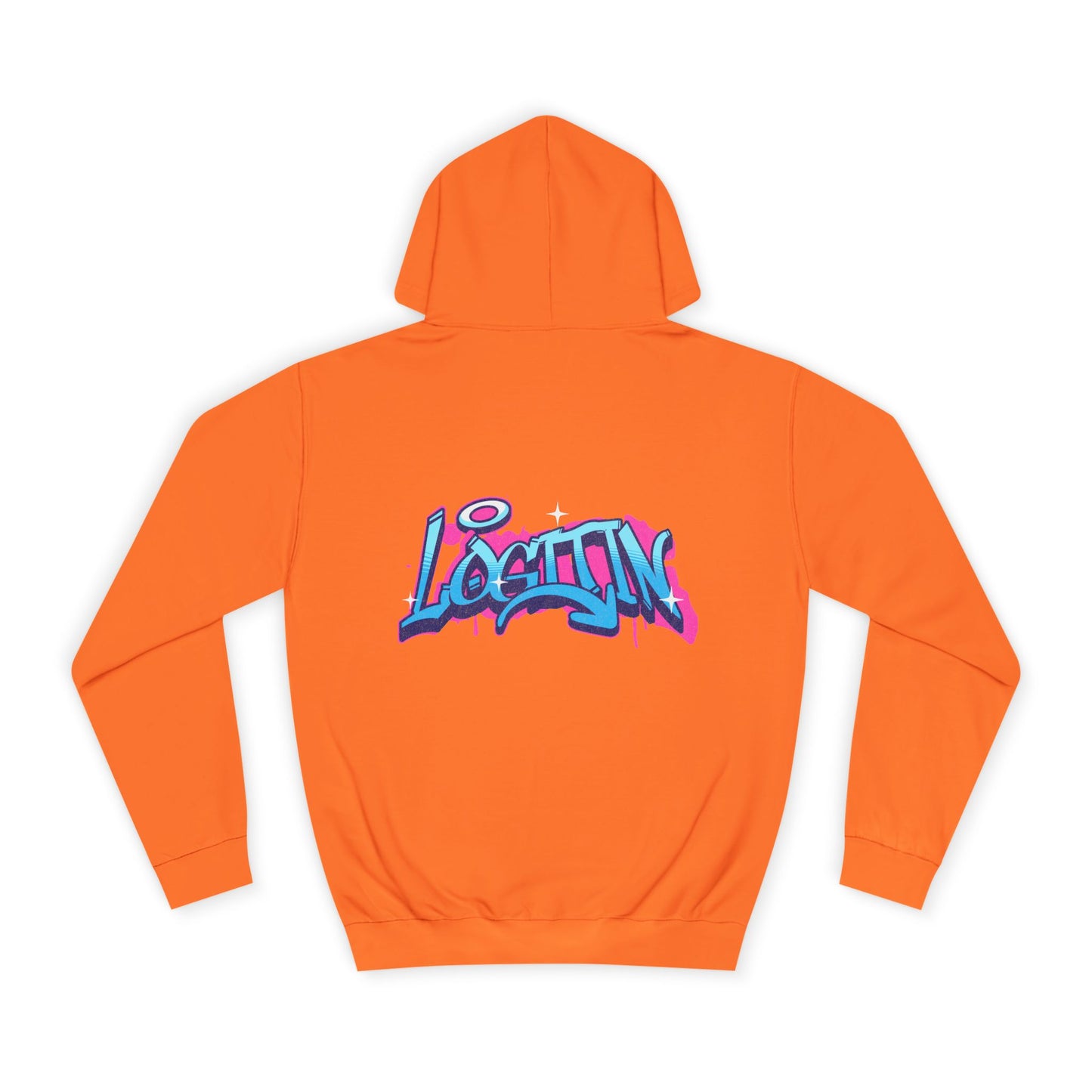 Vibrant Log it in Hoodie, Unisex Cozy Sweatshirt, Trendy Streetwear, Perfect for Life, Gift for Stylish Fall Apparel