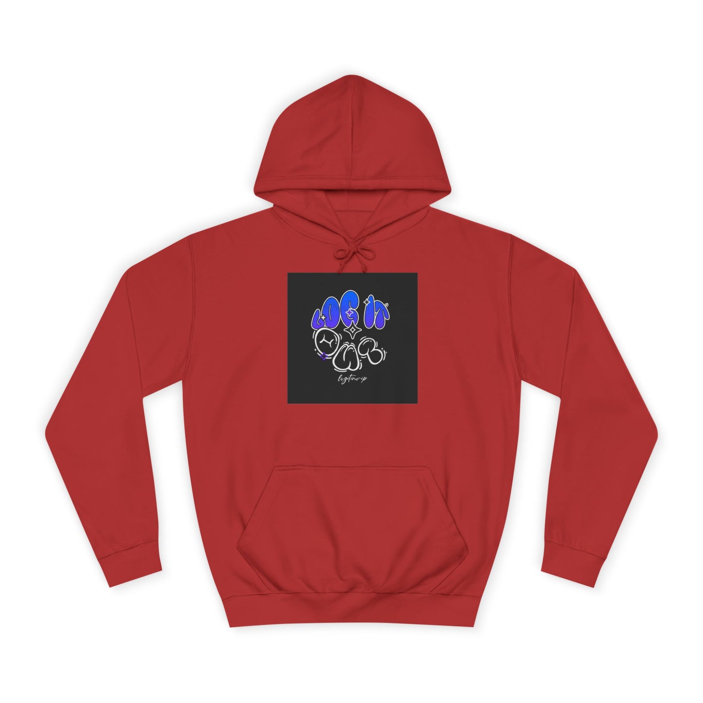 Vibrant Log it out Spirit Hoodie, Unisex Hoodie, Comfortable Sweatshirt, Graphic Hooded Sweatshirt,