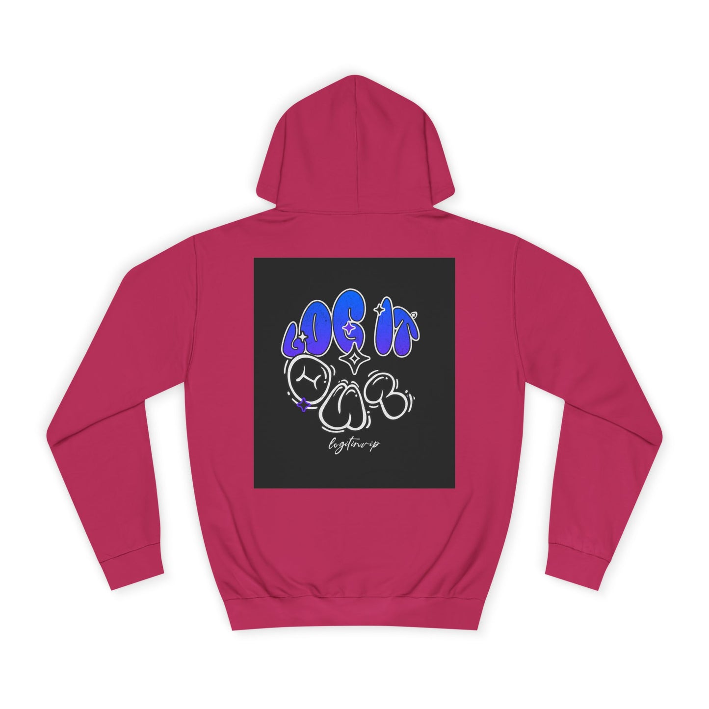Vibrant Log it out Spirit Hoodie, Unisex Hoodie, Comfortable Sweatshirt, Graphic Hooded Sweatshirt,