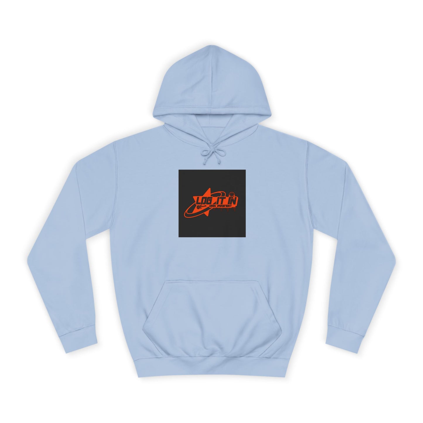 Unisex Log it in Hoodie with Vibrant Retro Design – Perfect for Life, Events, Gift, Relaxed Style, Holiday Wear