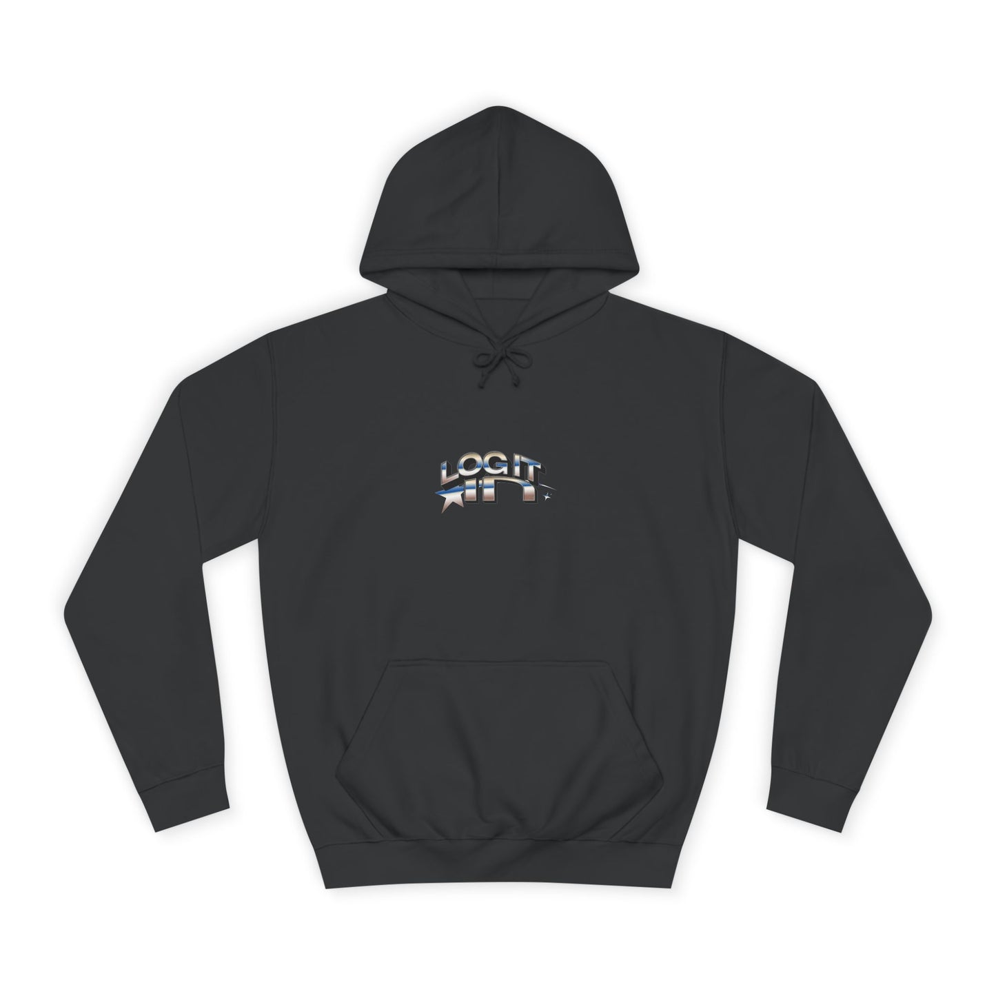Unisex Hoodie - Log it in Design, Ideal, Cozy Gift, Custom Apparel, Perfect for Graduation, Casual Wear
