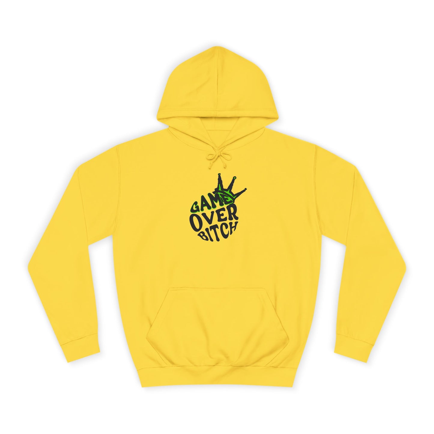 Unisex Hoodie - 'Game Over Bitch' Graphic Sweatshirt for everyone