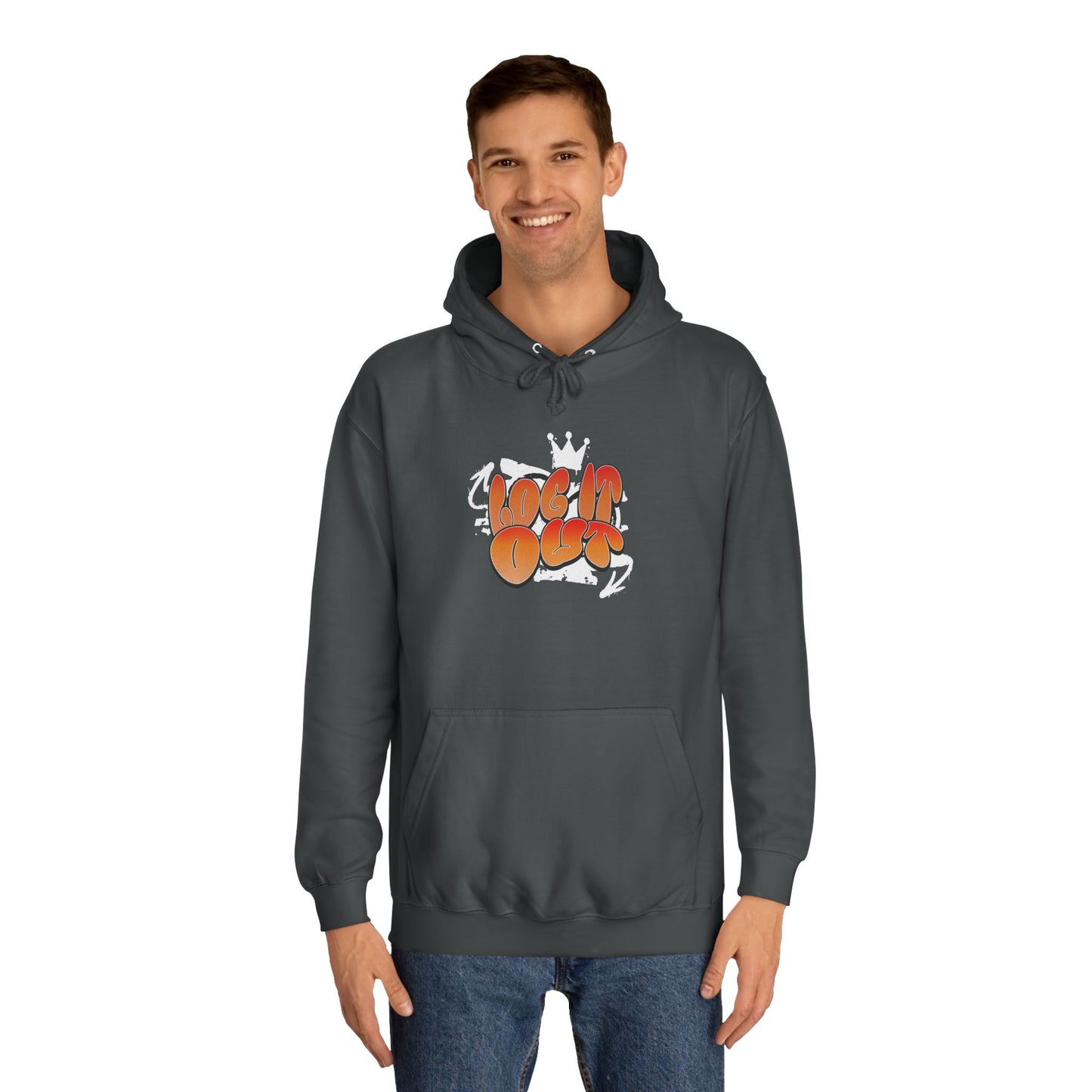 Unisex Hoodie - 'Log It Out' Trendy Comfort Wear