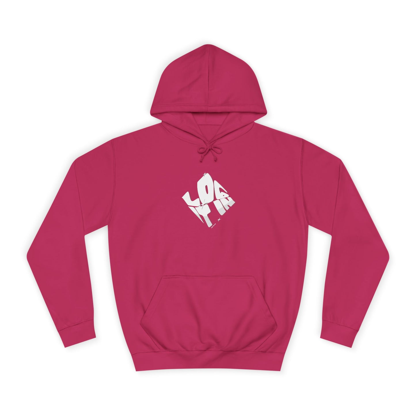 Stylish Unisex Log it in Hoodie - Trendy Wear, Comfortable Everyday Style, Perfect Gift, Graduation, Casual Outings