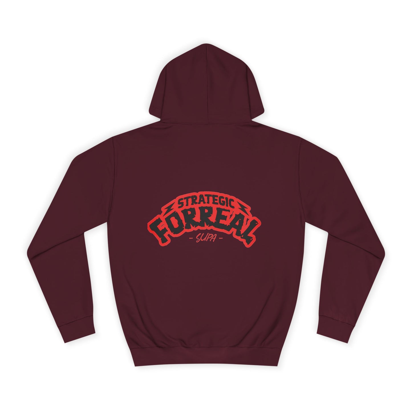 Unisex Hoodie - Strategic Forreal Design, Perfect for Casual Wear