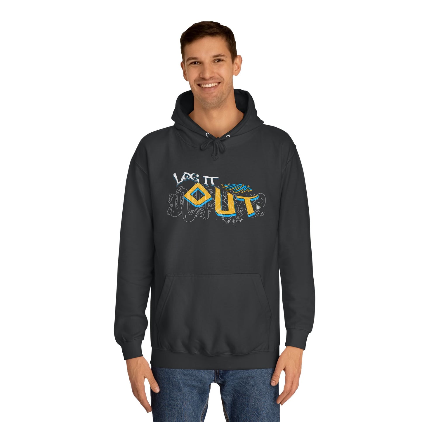 Unisex Log it out Hoodie - Stylish Casual wear, Perfect Gifts, Days Out, Summer Events, Coziness & Trendy Vibes
