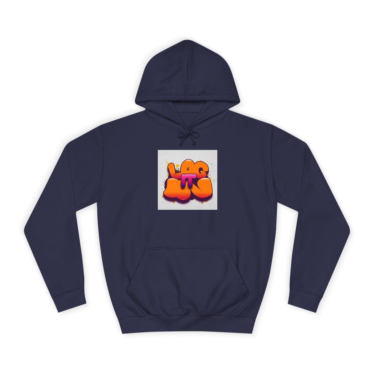 Vibrant Graffiti Log it in Hoodie, Trendy Sweatshirt, Casual Streetwear, Unique Gift, Artsy Apparel