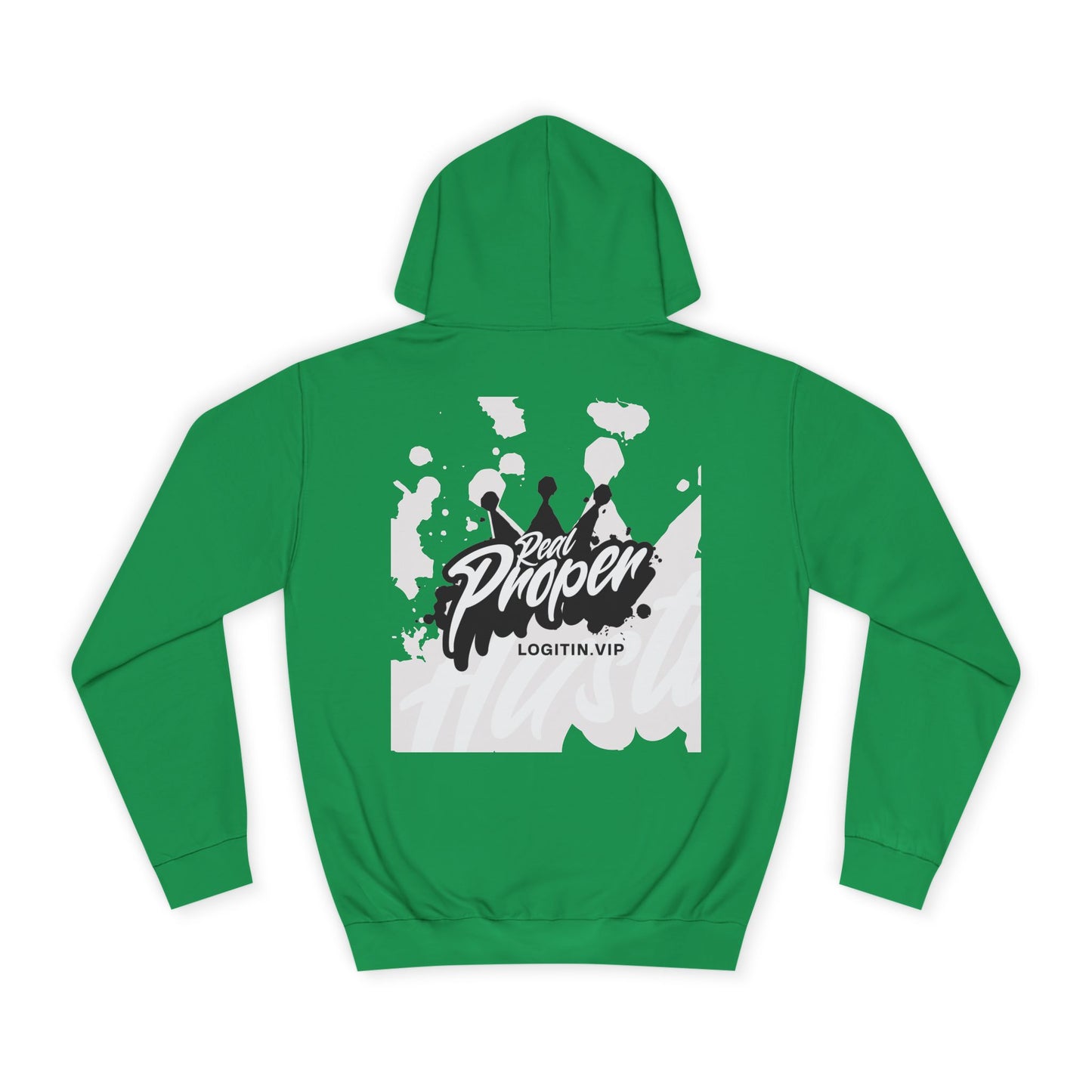 Unisex Hoodie with 'Real Proper' Design | Stylish Casual wear ,Events, Lounge, Gift Idea