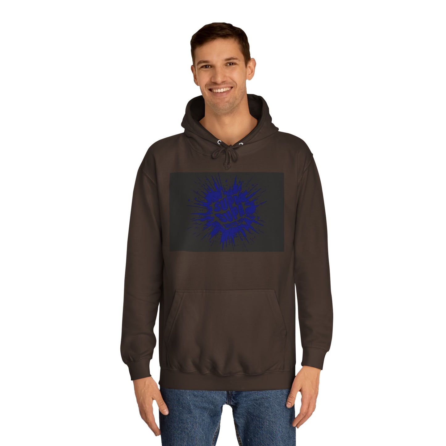 Unisex Supa Supa Hoodie with Bold Graphic Design, Comfortable Casual Wear, Ideal for Everyday, Perfect for Gifting, Spring and Fall Fashion