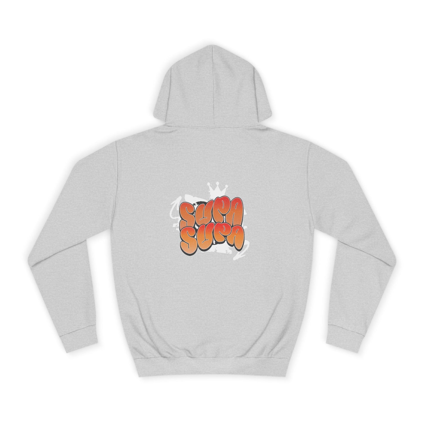 Unisex Hoodie with Retro 'Supa Supa' Design