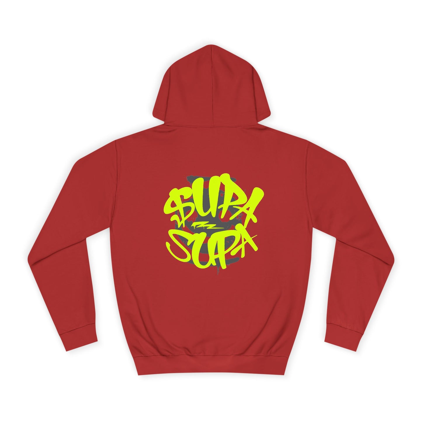 Trendy Unisex Supa Supa Hoodie, Casual Streetwear, Gift for Any one, Urban Fashion, Bright Graphic Design