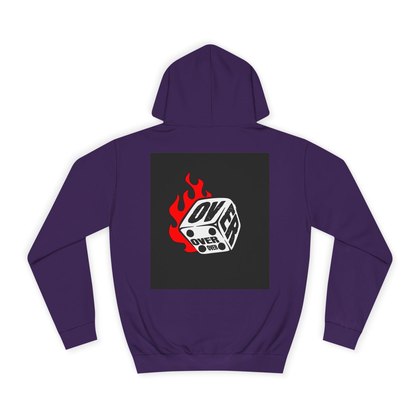 OVER Graphic Hoodie, Oversized Sweatshirt, Trendy Unisex Hoodie, Gift, Casual Layering Top