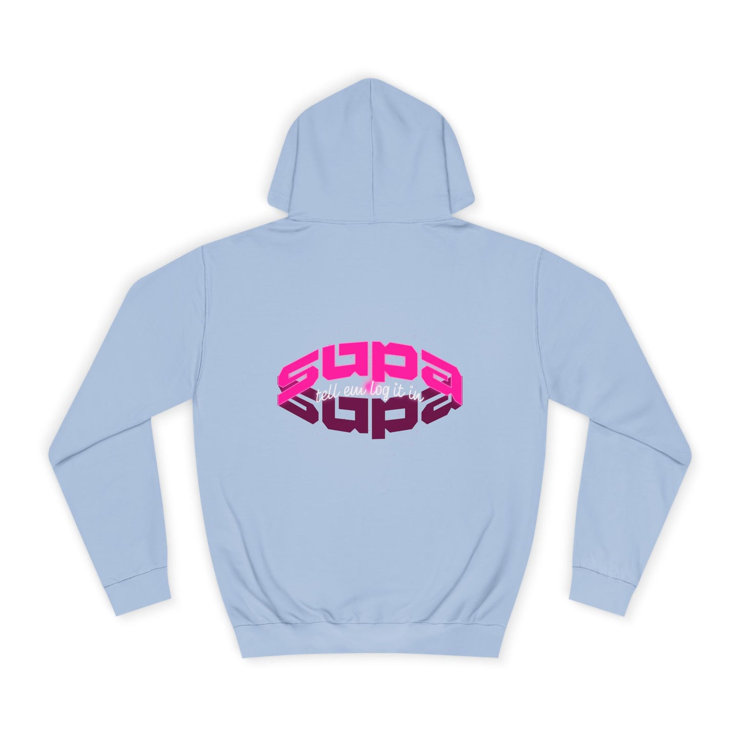 Stylish Trendy Hoodie with 'Supa' Design, Unisex Casual wear for Everyone, Perfect for Everyday Life, Gift, Bright hoodie