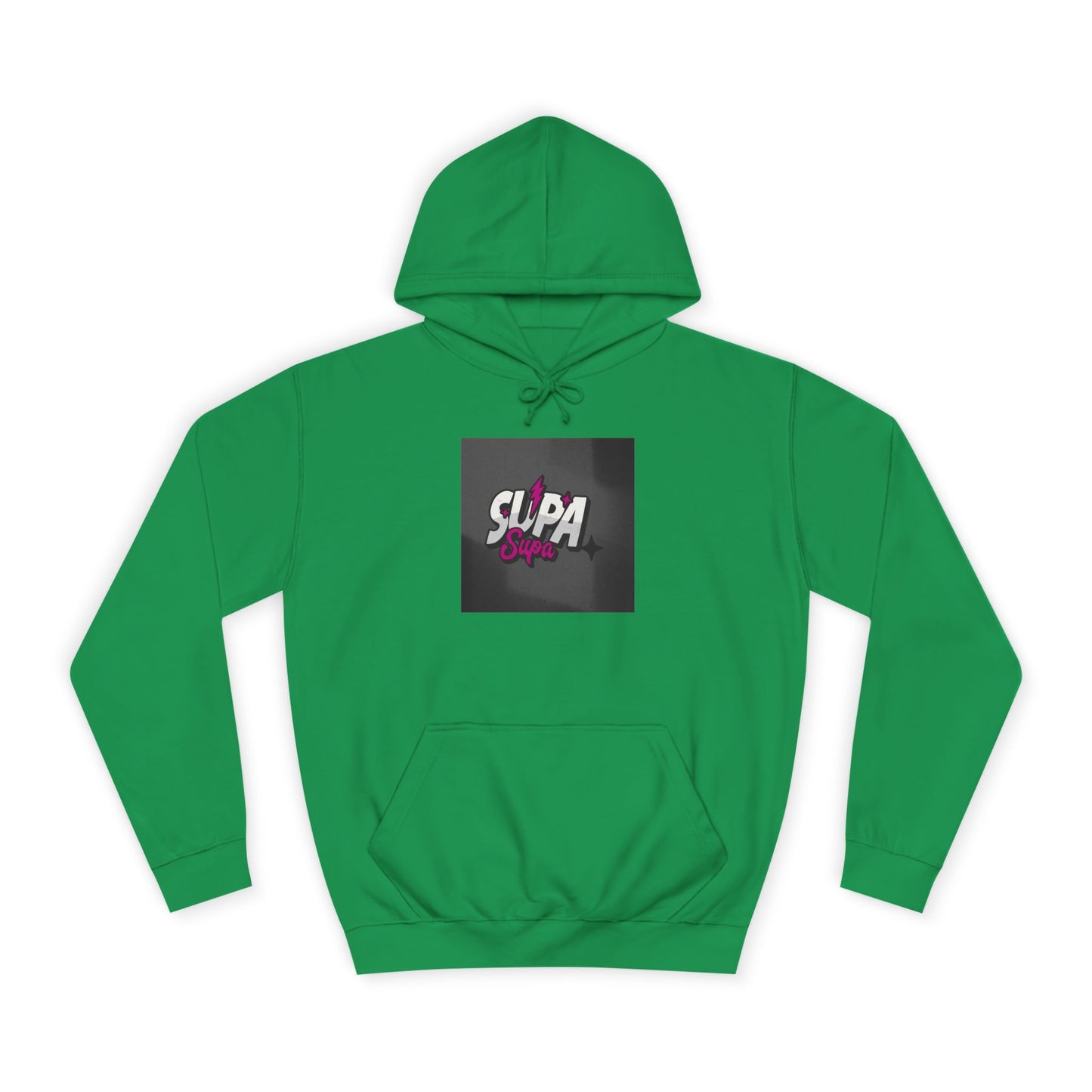 Trendy Unisex Hoodie with Fun 'Supa' Design, Cozy Streetwear, Perfect for Students, Gifts,