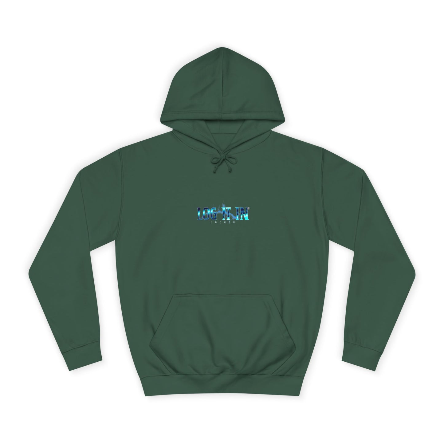 Unisex Hoodie with LOG IT IN Design - Casual Wear, Perfect Gift, Events, and Cozy Days