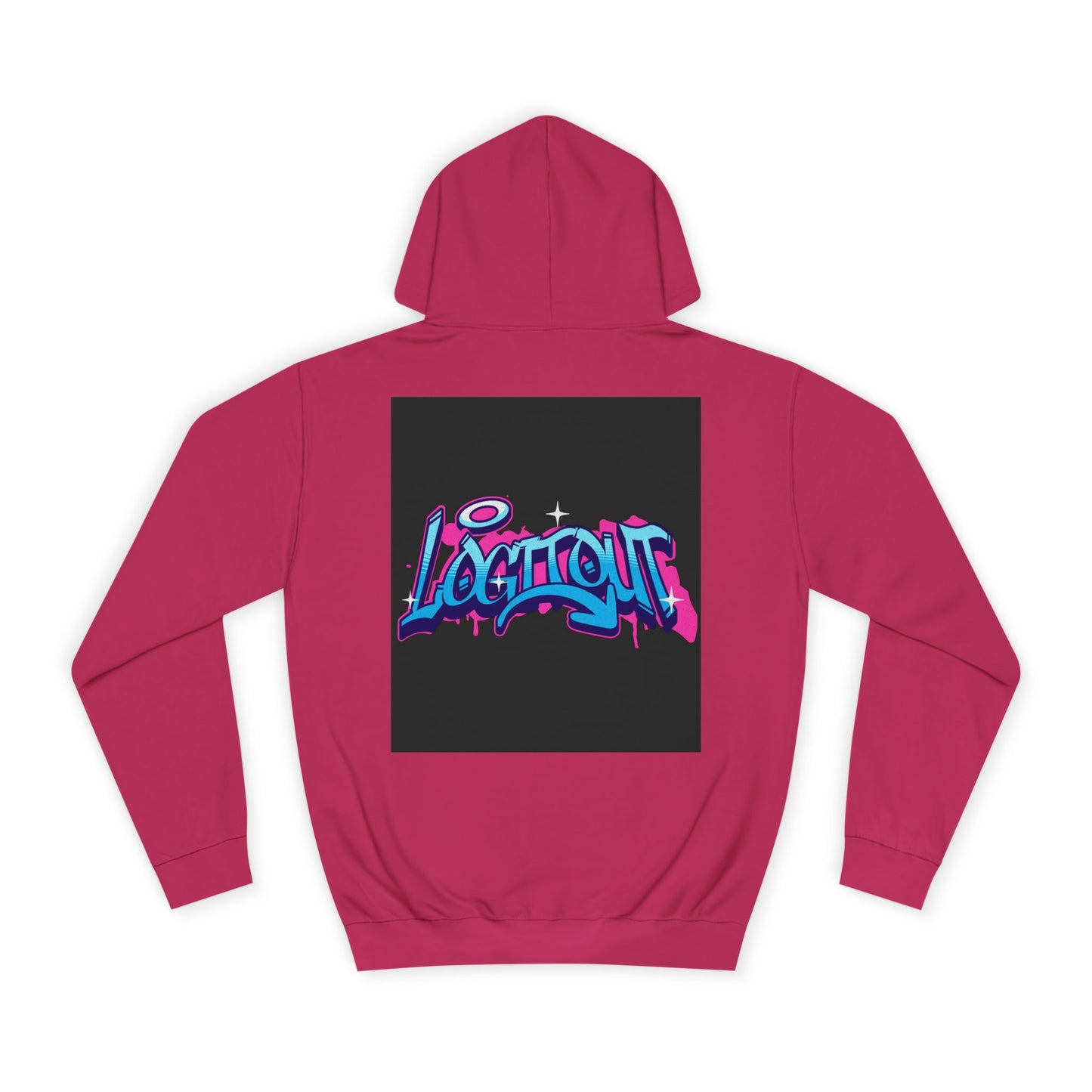 Unisex Hoodie with Colorful Graffiti Design - Trendy Streetwear, Perfect for Life, Gift, Casual Wear