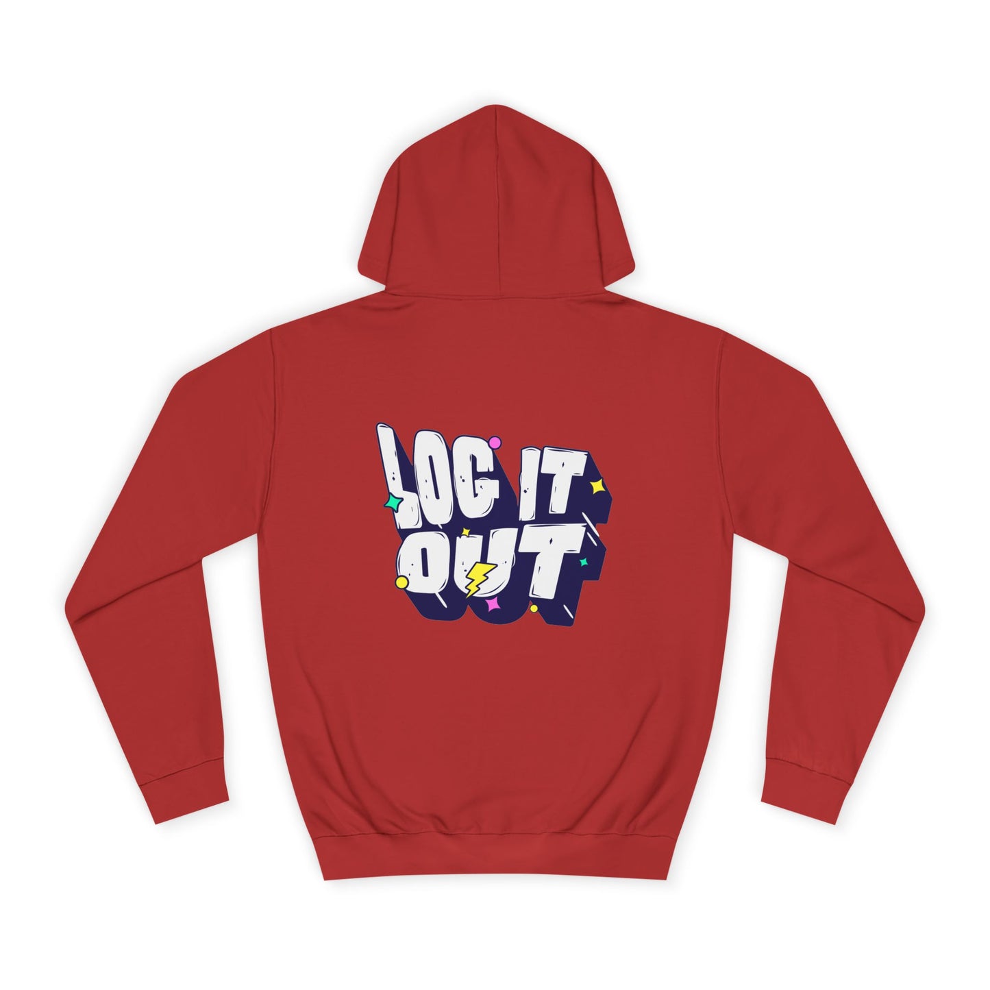 Unisex Hoodie with 'LOC IT OUT' Graphic, Cozy Casual Wear, Perfect for Events, Great Gift Idea