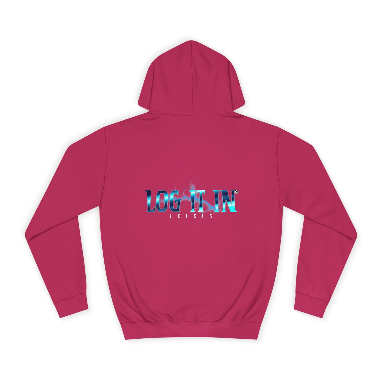 Unisex Hoodie with LOG IT IN Design - Casual Wear, Perfect Gift, Events, and Cozy Days