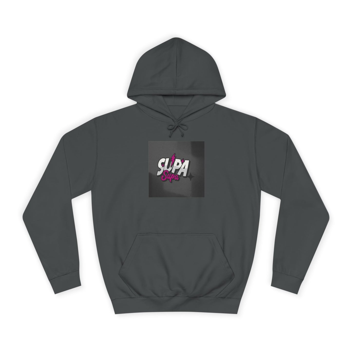 Trendy Unisex Hoodie with Fun 'Supa' Design, Cozy Streetwear, Perfect for Students, Gifts,