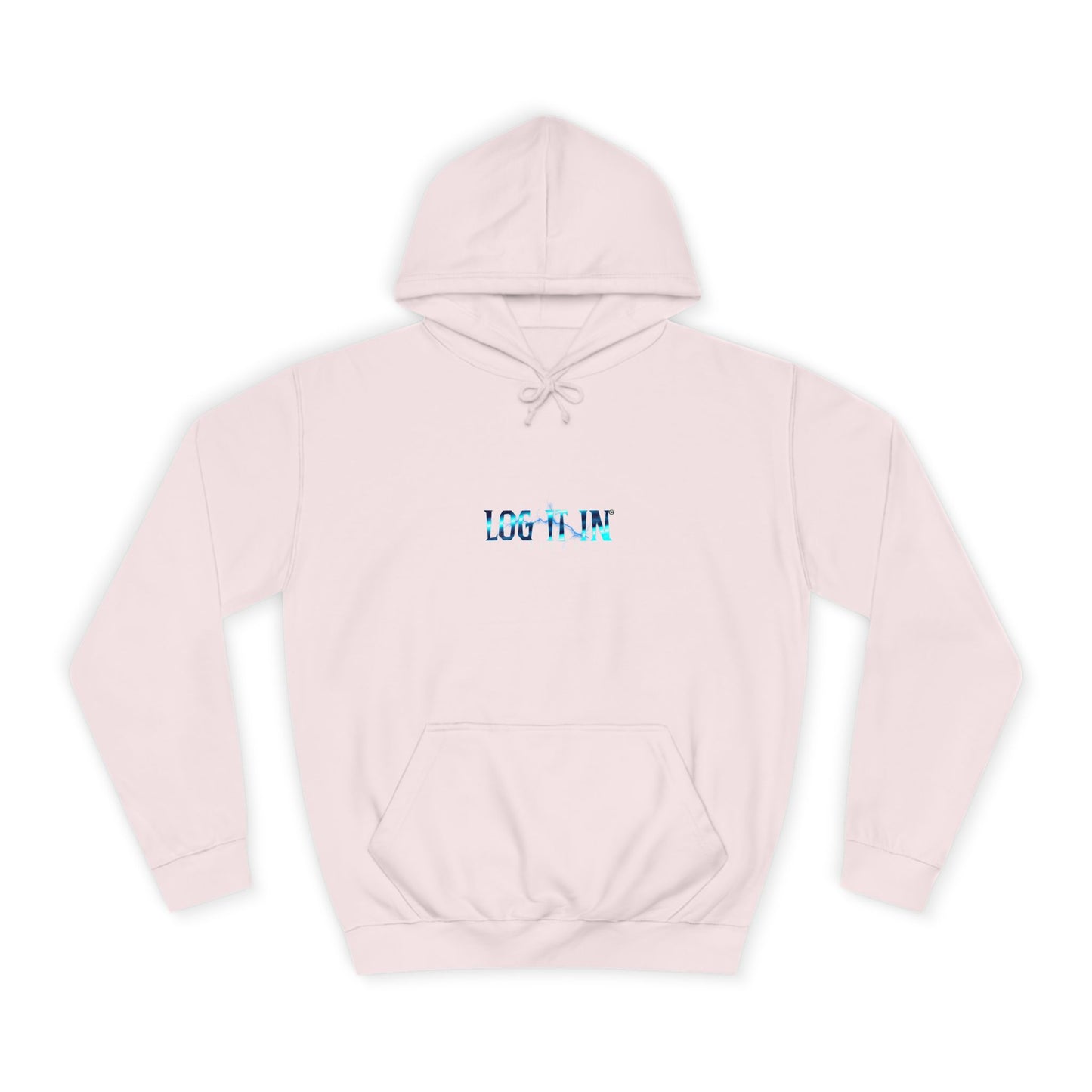 Unisex Hoodie with LOG IT IN Design - Casual Wear, Perfect Gift, Events, and Cozy Days