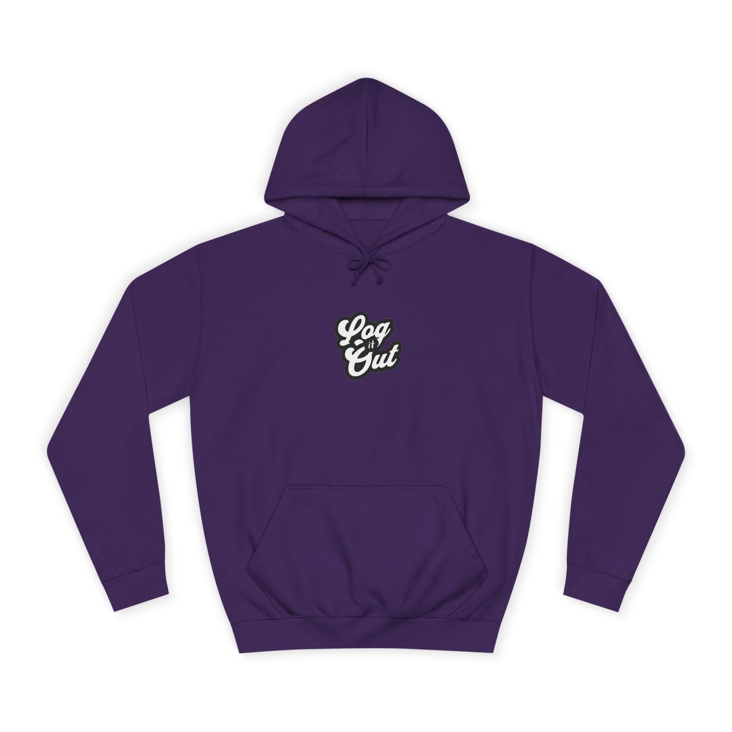 Unisex Hoodie with 'Log It Out' Design - Perfect for Casual Wear, Gifts, Trendy Life, Comfy Hooded