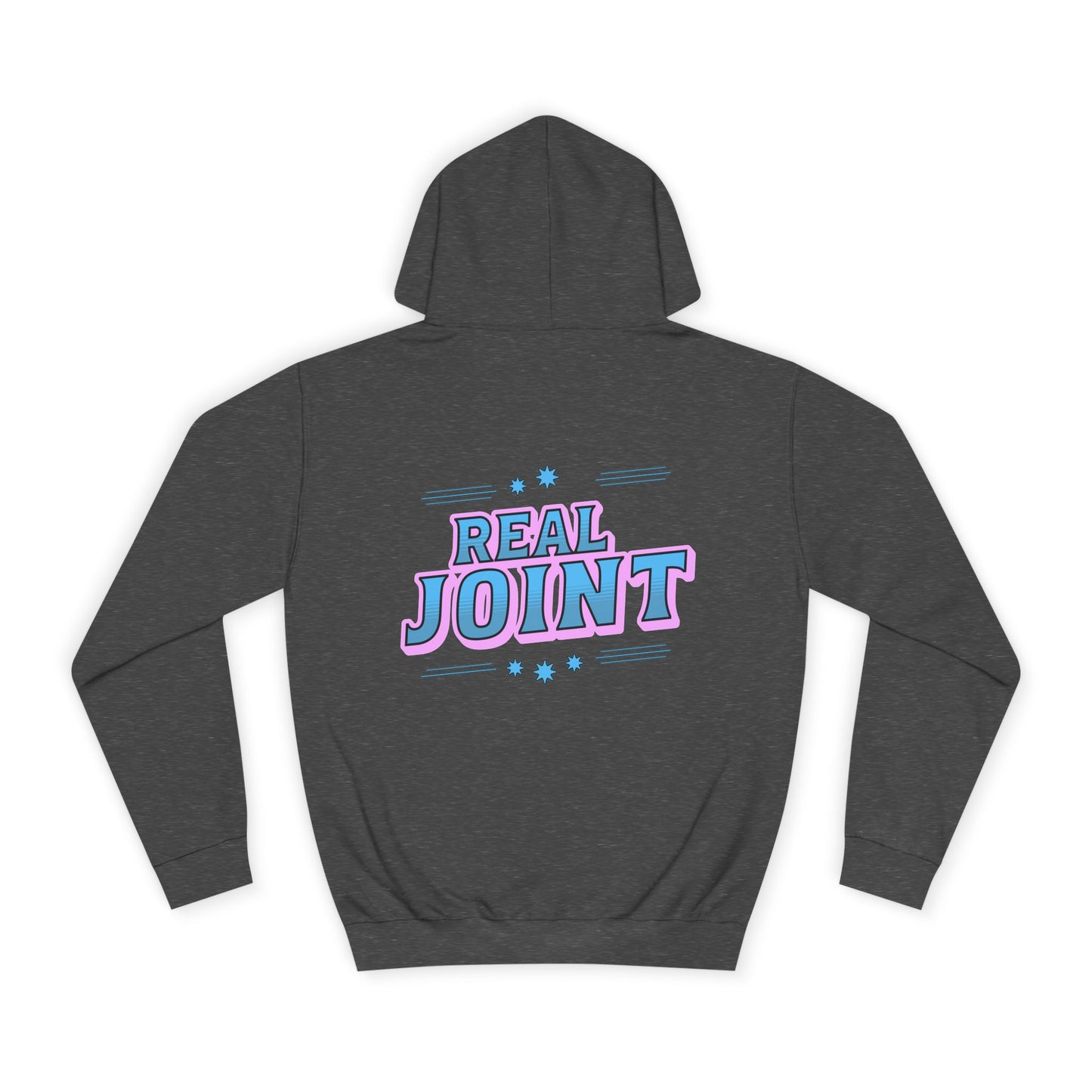 Unisex Hoodie - 'Real Joint' Graphic Sweatshirt for Casual Style