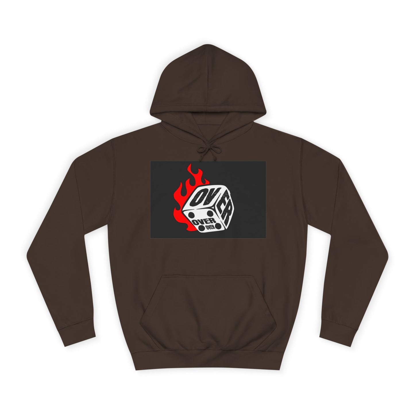 OVER Graphic Hoodie, Oversized Sweatshirt, Trendy Unisex Hoodie, Gift, Casual Layering Top