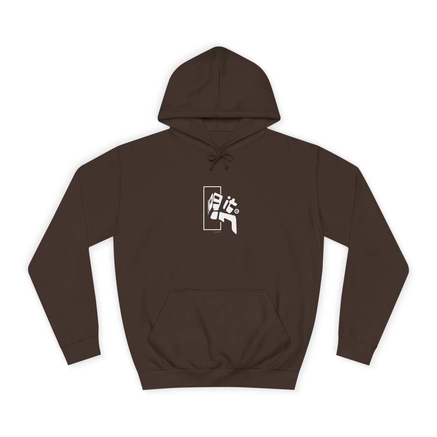 Unisex Log it in Hoodie with Bold Graphic, Casual Wear, Custom Apparel, Gift, Trendy Streetwear