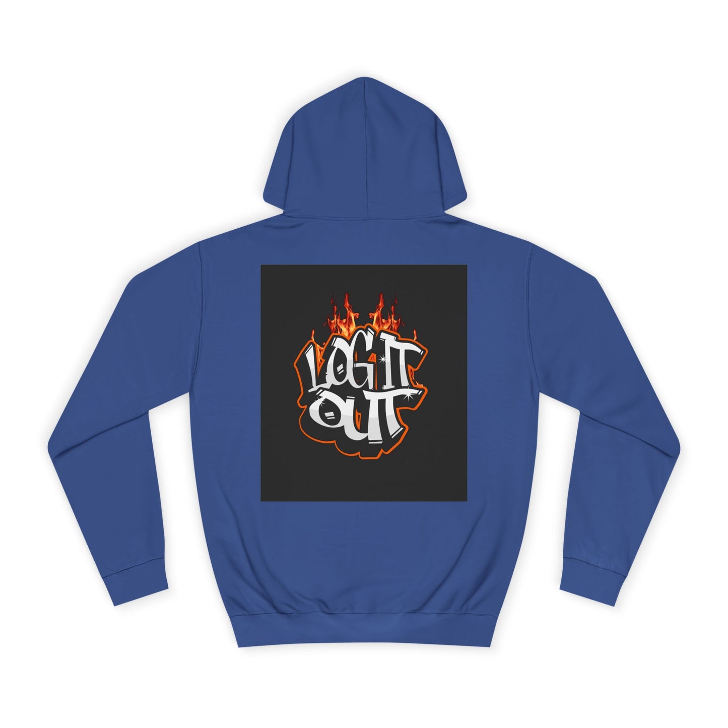 Stylish Unisex Hoodie with 'Log It Out' Design, Cozy Wear, Trendy Streetwear, Perfect for Parties