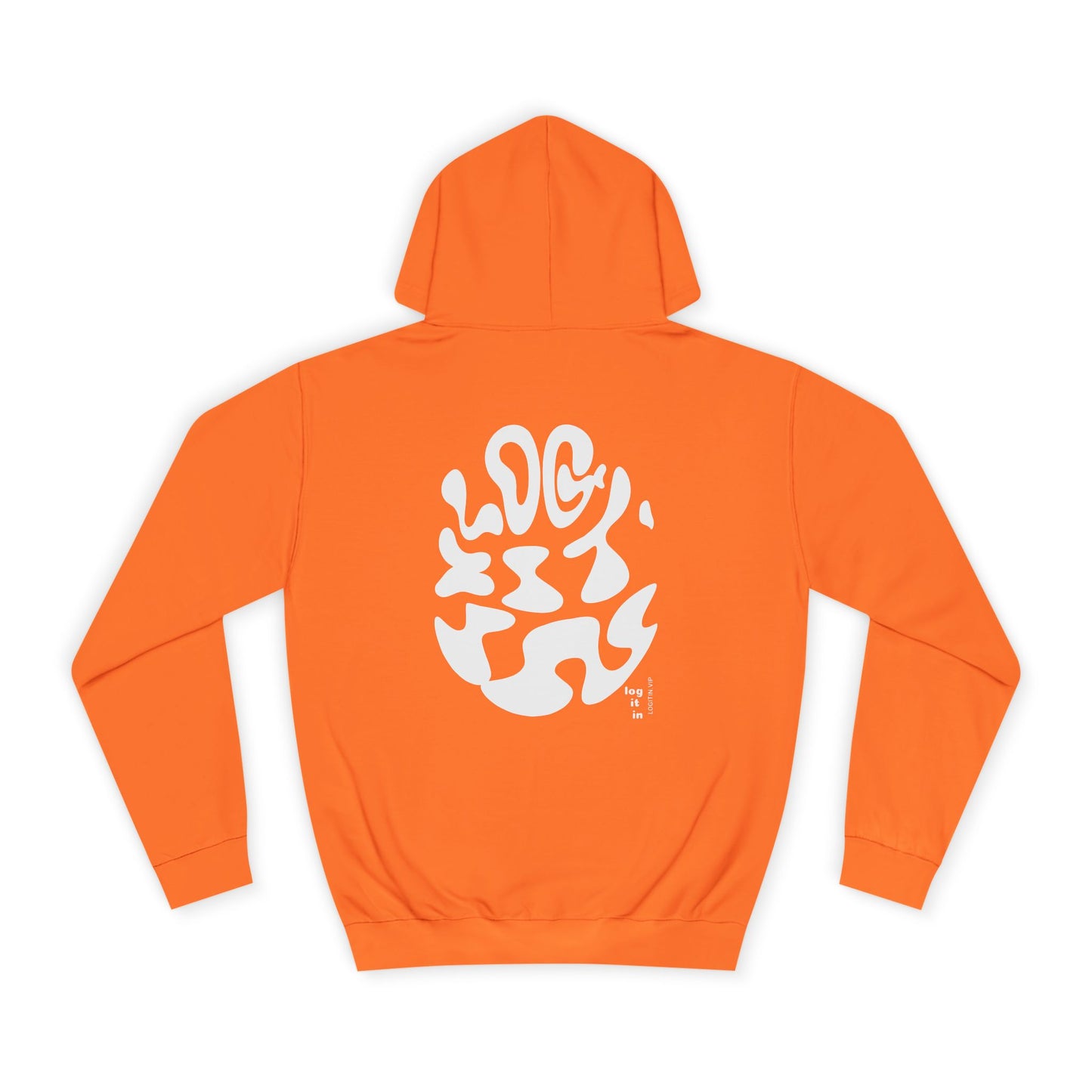 Unisex LOG IT IN Hoodie with Abstract Design - Cozy Sweatshirt for Casual Wear, Gift, Trendy Fashion