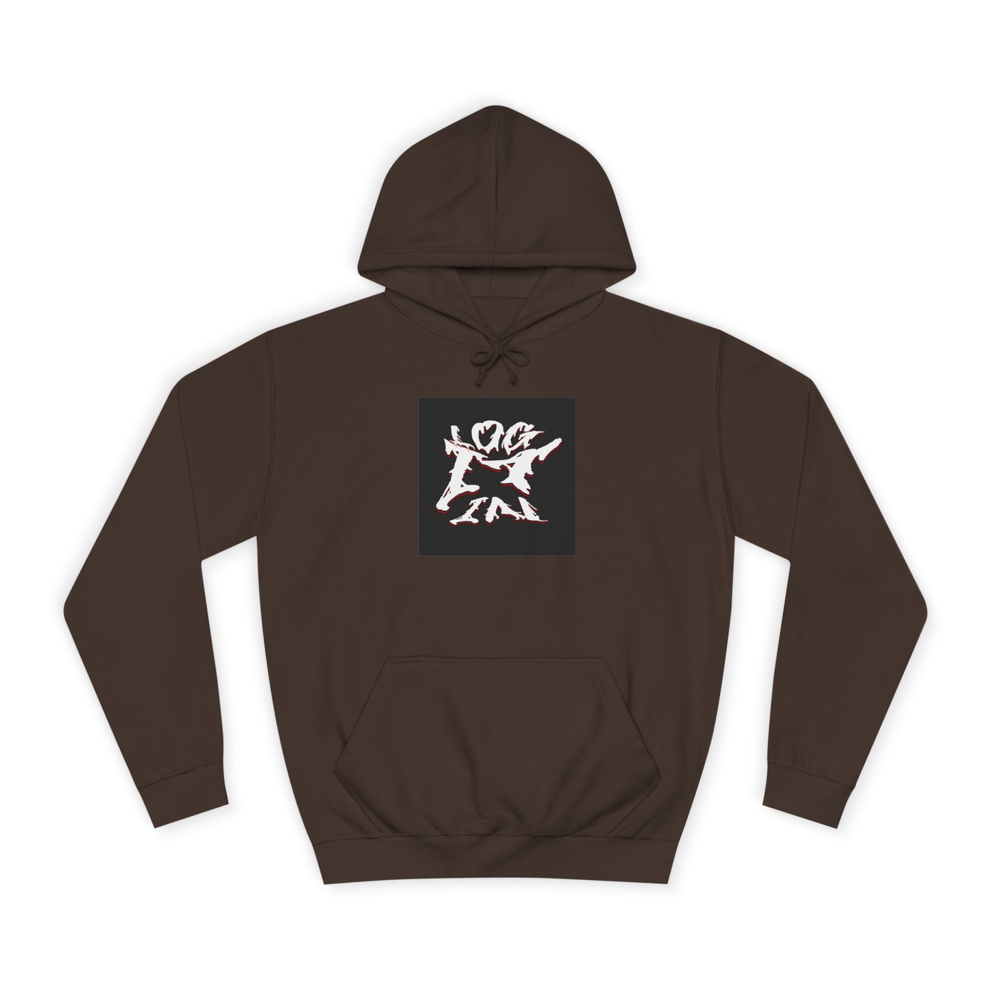 Unisex Log it in Hoodie - Artsy Graphic Sweatshirt, Cozy Custom Apparel, Perfect Gift, Spirit Wear, Trendy Streetwear