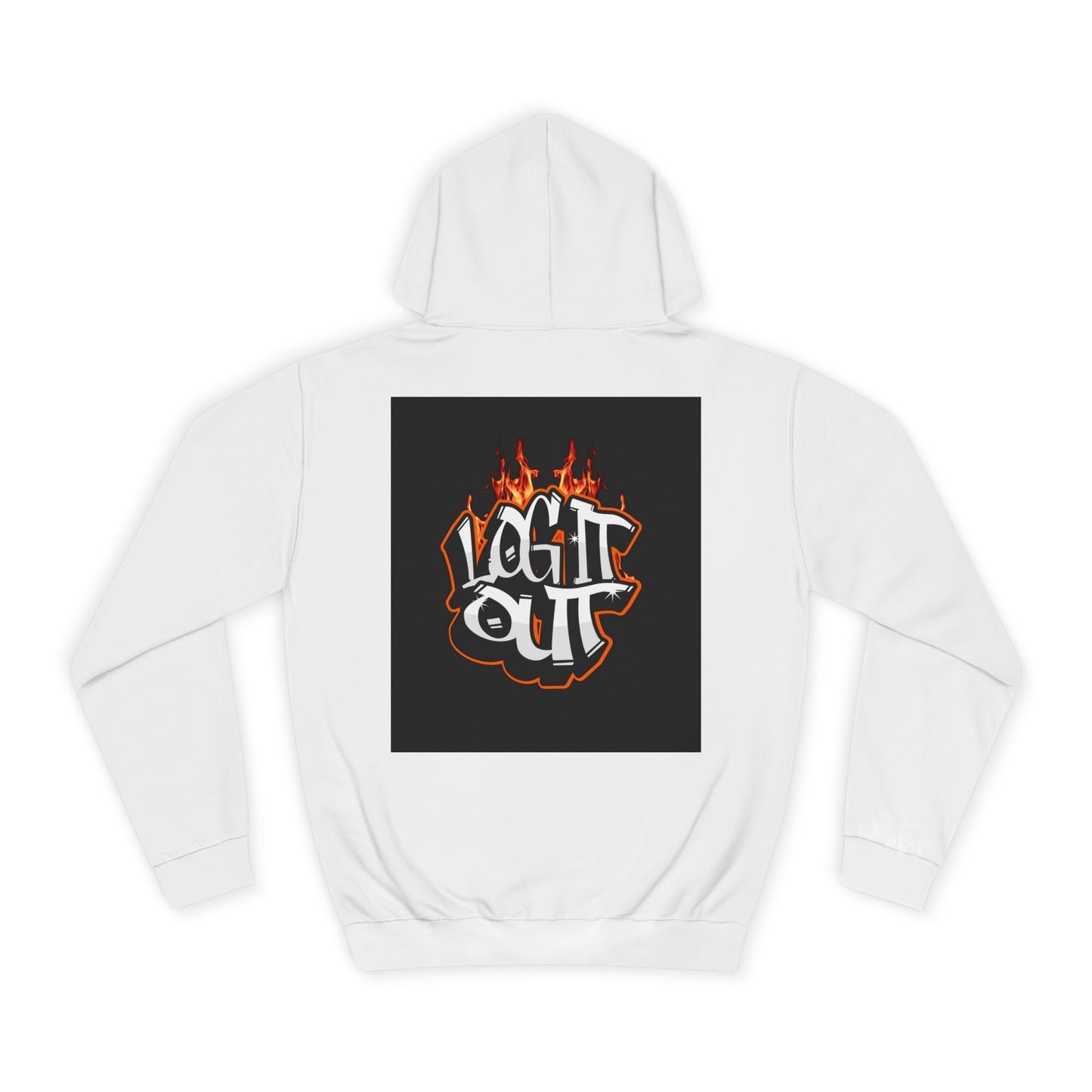 Stylish Unisex Hoodie with 'Log It Out' Design, Cozy Wear, Trendy Streetwear, Perfect for Parties