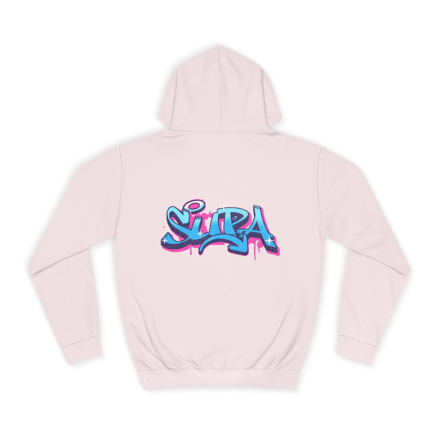 Unisex Hoodie with Colorful Graffiti Design - Casual Streetwear, Custom Apparel, Gift, Everyday Wear, Cozy Layering