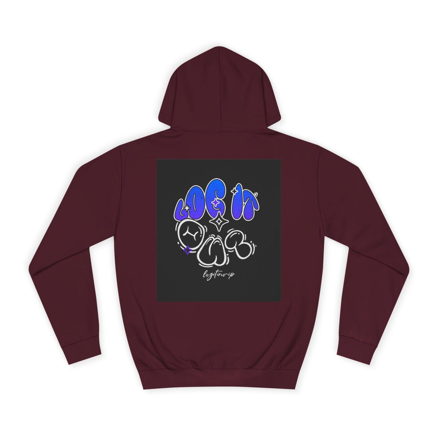 Vibrant Log it out Spirit Hoodie, Unisex Hoodie, Comfortable Sweatshirt, Graphic Hooded Sweatshirt,