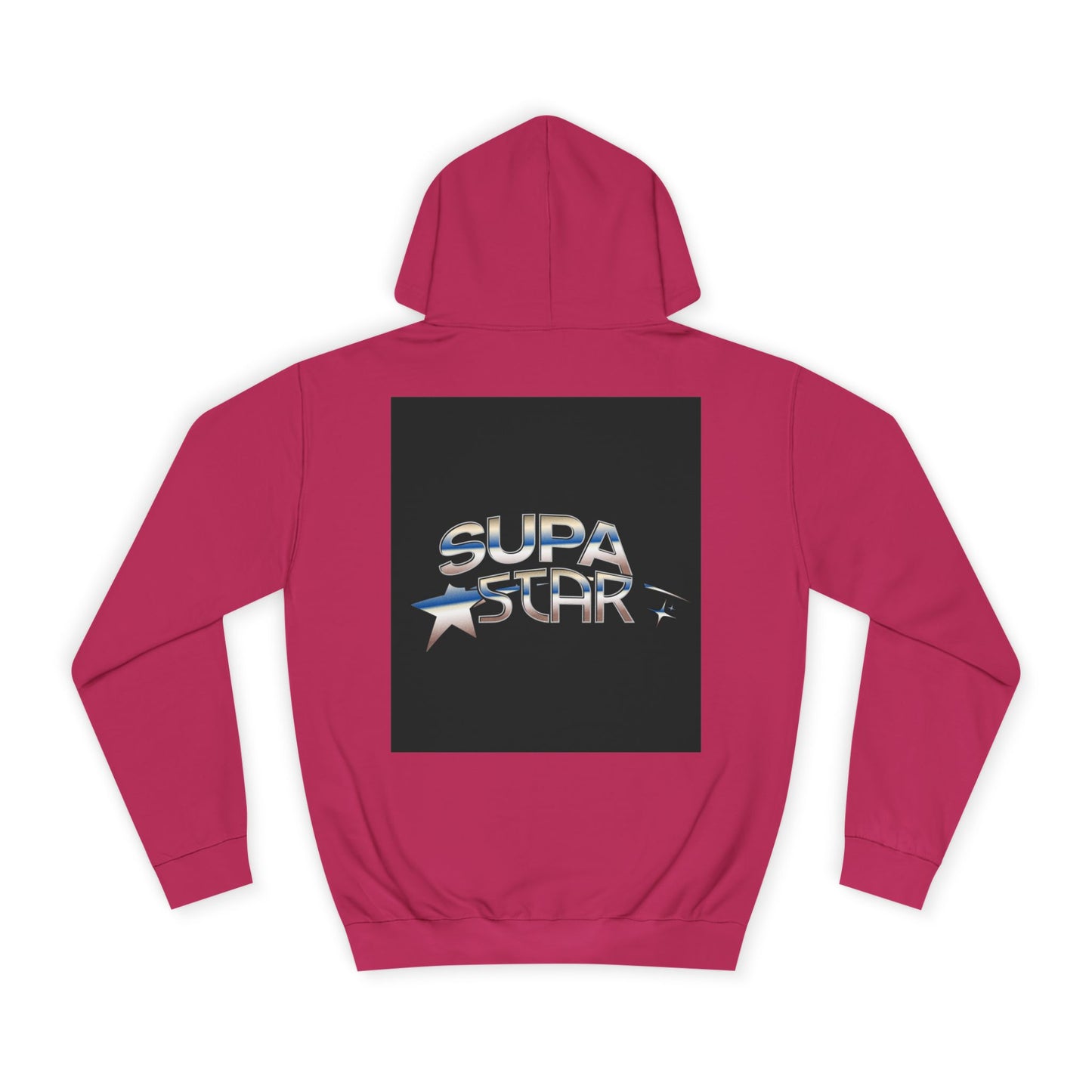 Supa Star Unisex Hoodie | Trendy Custom Apparel, Casual Wear, Star Graphic Hoodie, Adjustable Hooded Sweatshirt, Gift