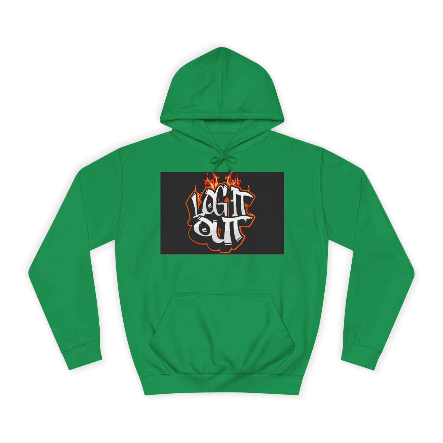 Stylish Unisex Hoodie with 'Log It Out' Design, Cozy Wear, Trendy Streetwear, Perfect for Parties